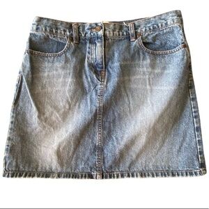 J. Crew Factory Denim Mini Skirt Size 8